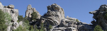 Unique granite formations at City of Rocks